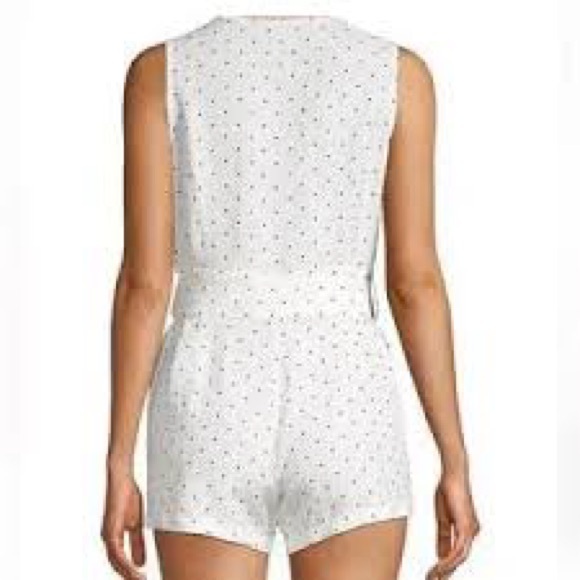 Rails Polka Dot Romper – White Button Front – Size S - Picture 3 of 9
